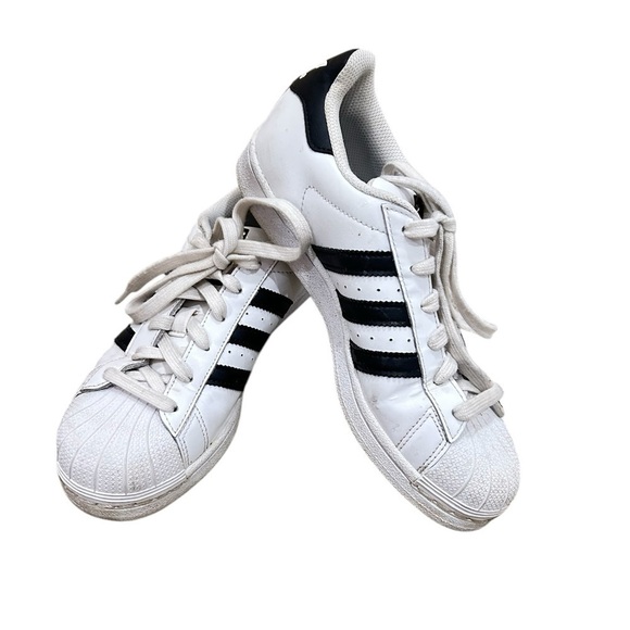 adidas Shoes - Adidas Superstar ADV lace up sneaker shoes white/black stripes size 5.5